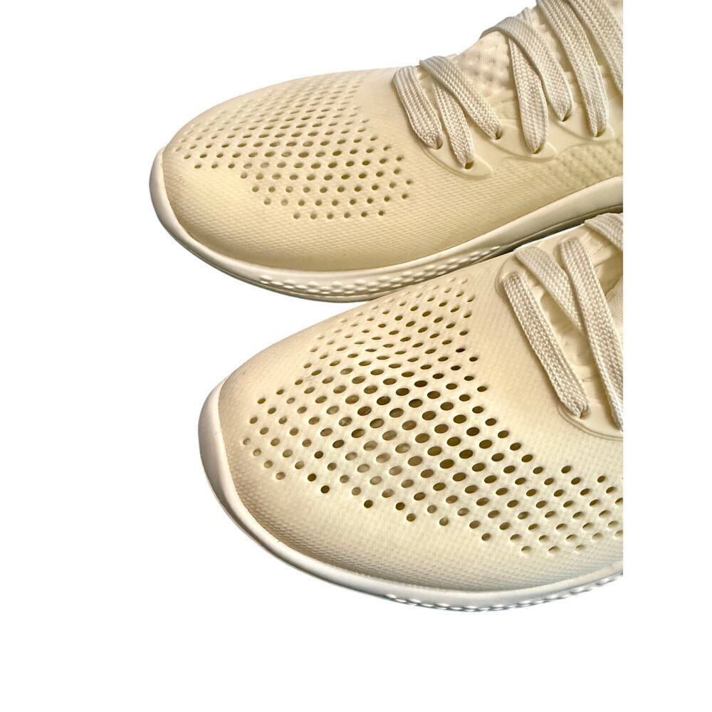 Crocs Literide 360 Pacer Cream Sneakers Men’s size 8 Women’s size 7 - Picture 5 of 6